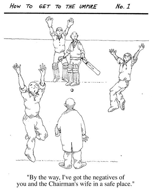 'How to get to the umpire' number 1