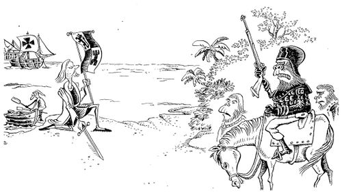 Columbus and the palnet of the apes