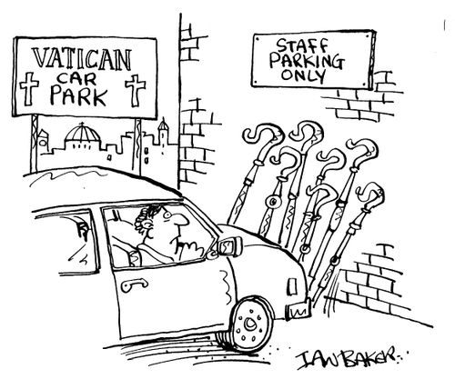 Vatican Car Park - Staff  Parking Only