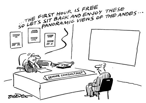 An hour's free consultation...