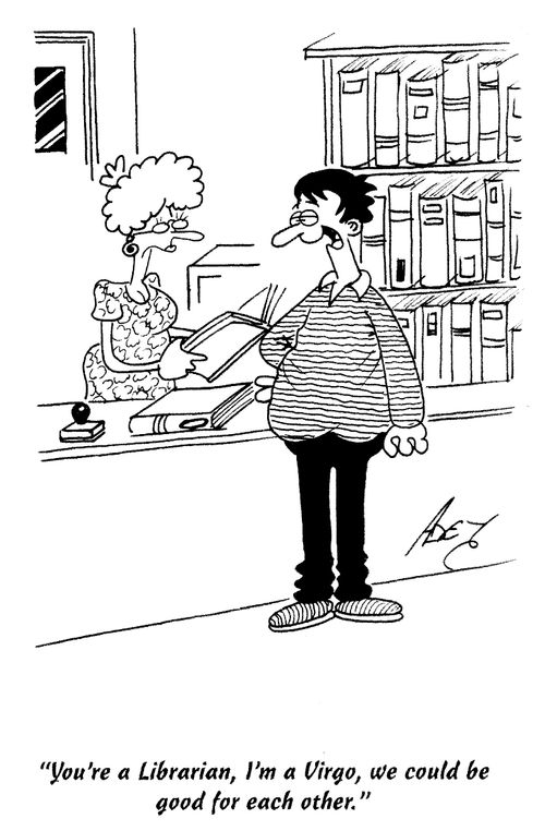 'You're a Librarian, I'm a Virgo, we could be good for each other.'