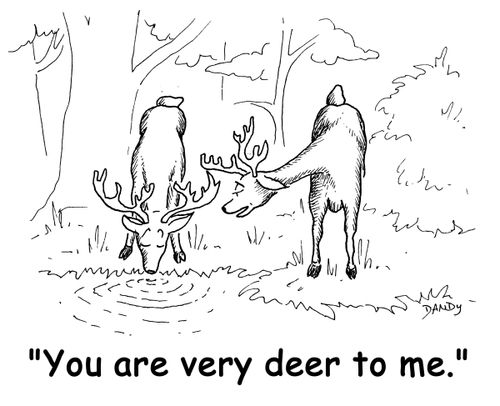 'You are very deer to me.'