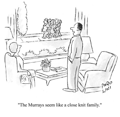 'The Murrays seem like a close knit family.'