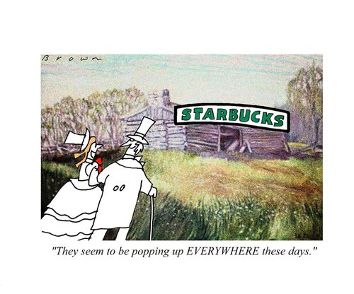 Starbucks seem to be popping up everywhere these days..
