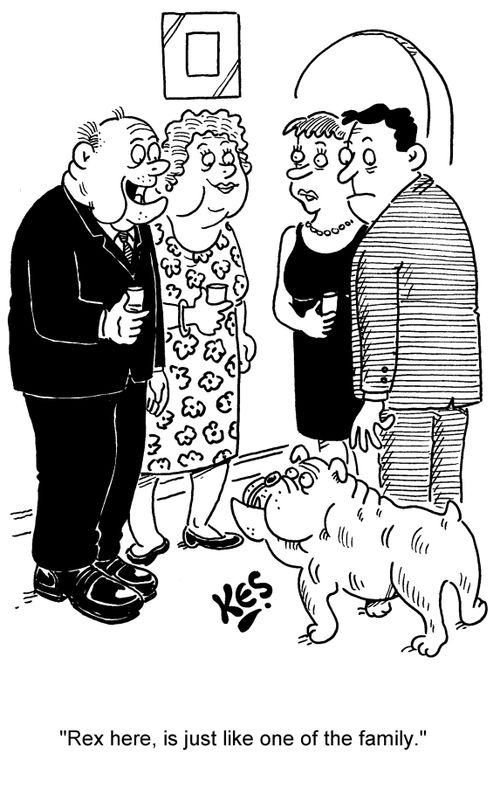 'Rex here, is just like one of the family.'