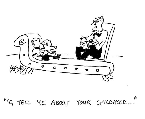 'So, tell me about your childhood...'