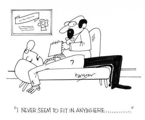 'I never seem to fit in anywhere...'
