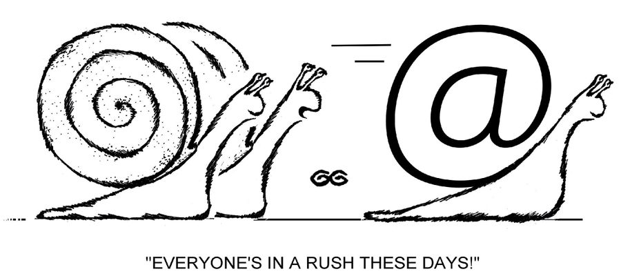 'Everyone's in a rush these days!'