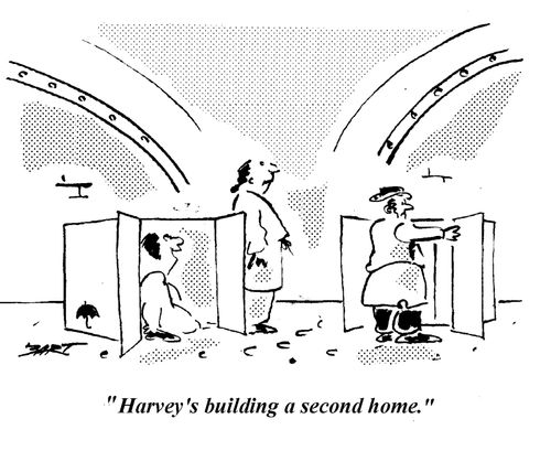 "Harry's building a second home."