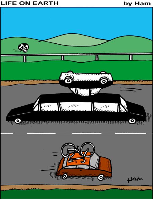 Car on Car.