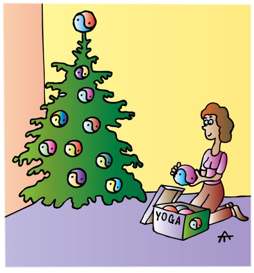 Yoga Xmas Decorations
