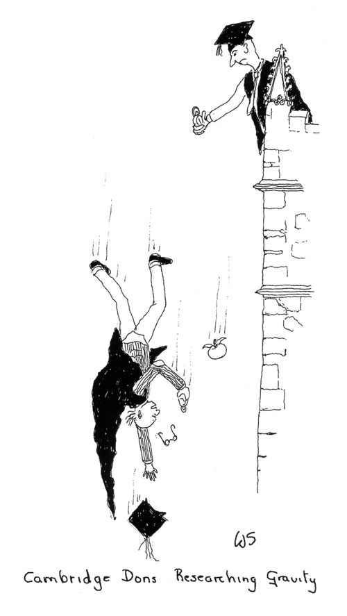 Cambridge Dons Researching Gravity.