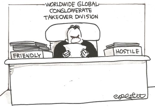 Worldwide Global Conglomerate, Takeover Division: 'FRIENDLY',,,'HOSTILE',