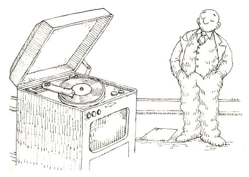 101 uses of a dead cat: record player