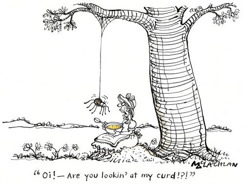 'Oi! - Are you lookin' at my curd!?!'