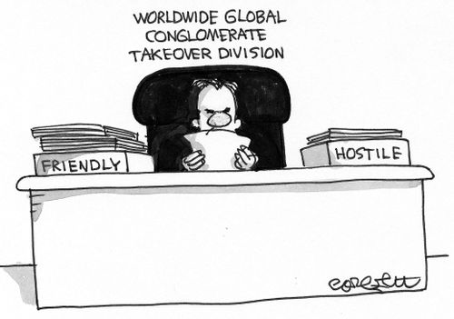 Takeovers.