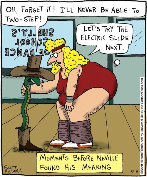 Moments before Neville found his meaning,