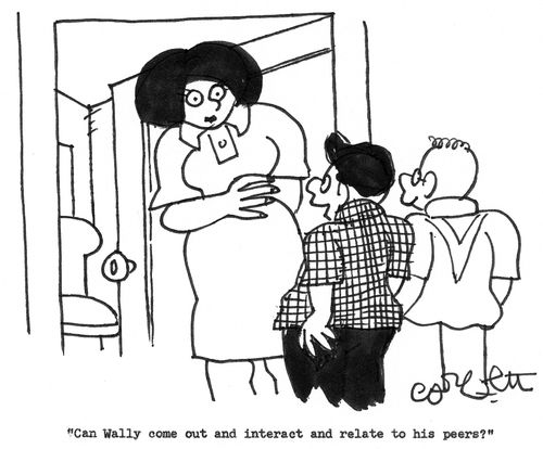'Can Wally come out and interact and relate to his peers?'
