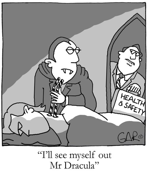 I'll see my self out Mr Dracula
