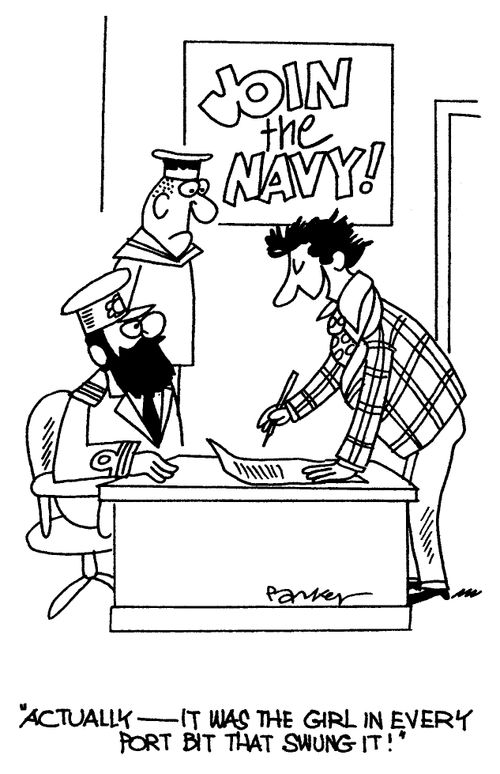 'Actually-it was the girl in every port bit that swung it!'