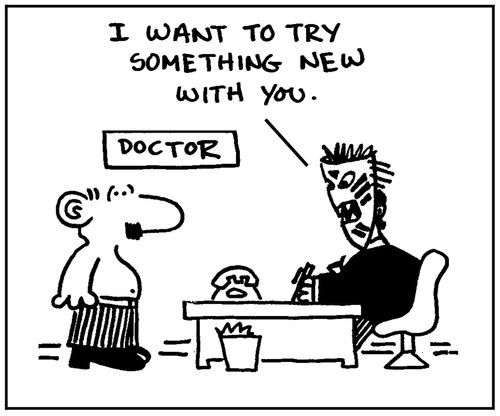 'I want to try something new with you.'