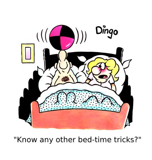 'Know any other bed-time tricks?'