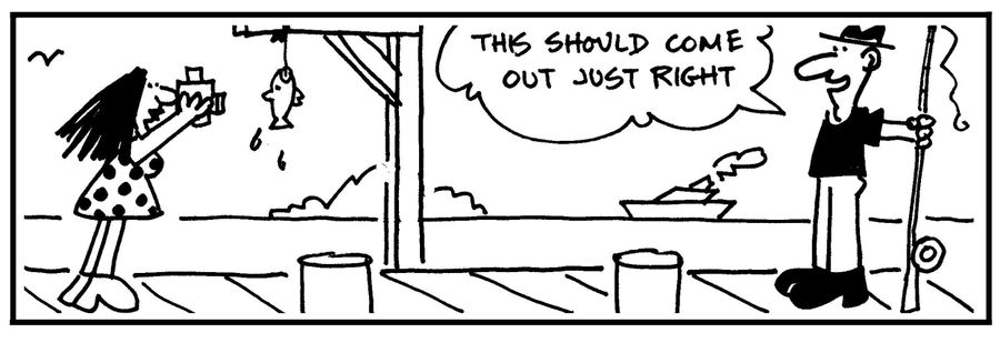 'This should come out just right.'