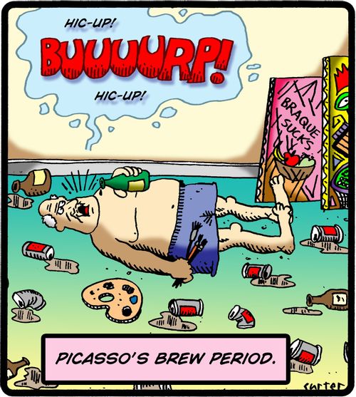 Picasso's brew period.