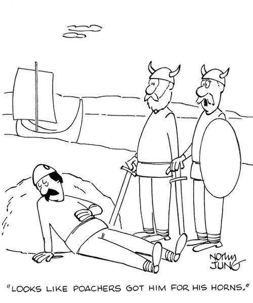 'Looks like poachers got him for his horns.'