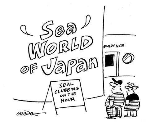 'Sea' World of Japan: 'Seal clubbing on the hour.'