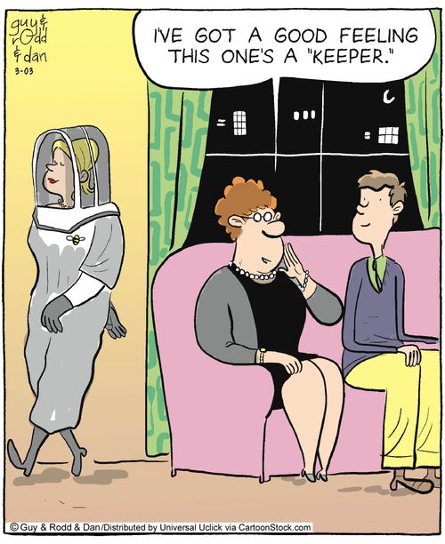 'I've got a good feeling, this one's a 'keeper'.'
