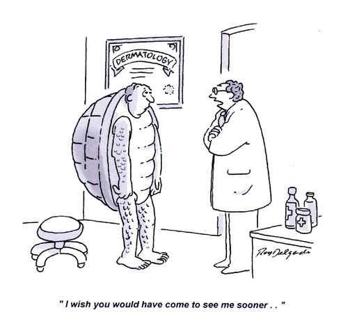 'I wish you would have come to see me sooner..'