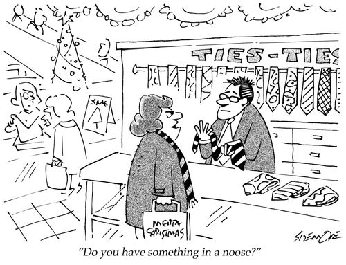 'Do you have something in a noose?'