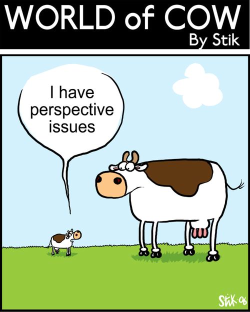 I have perspective issues.