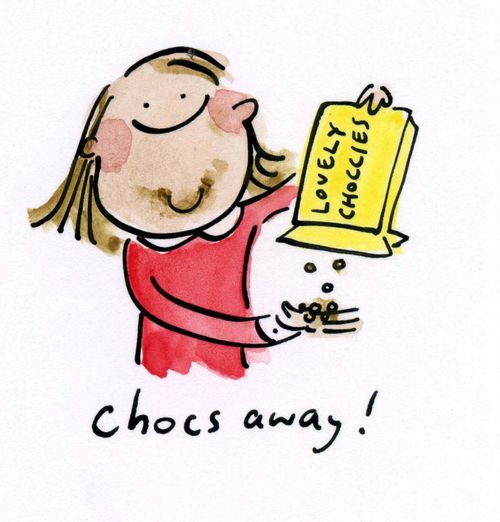 Chocs away.