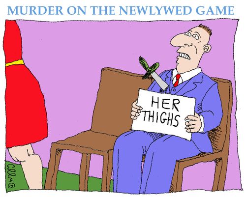 Murder on the Newlywed Game.