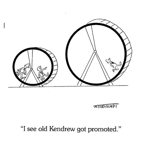 'I see old Kendrew got promoted.'