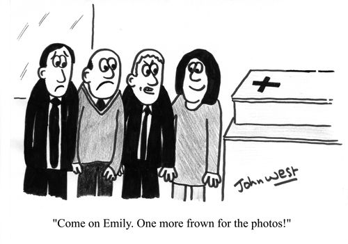 "Come on Emily. One more frown for the photos."