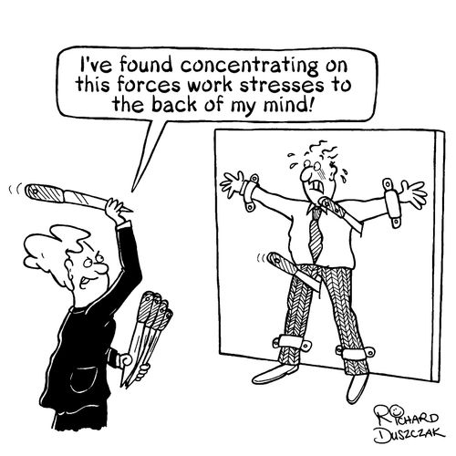 "I've found concentrating on this forces work stresses to the back of my mind!"