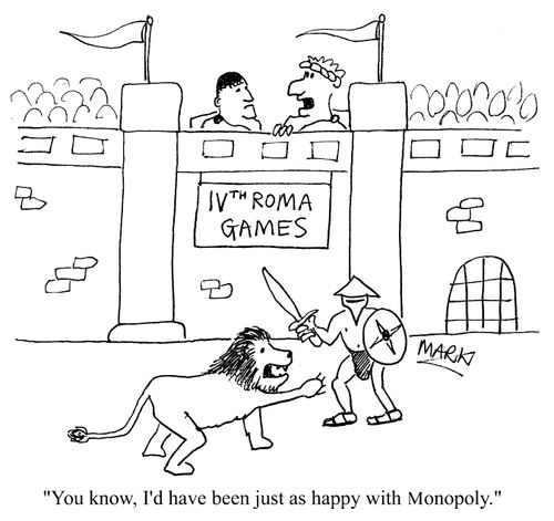 "I'd have been just as happy with monoply."