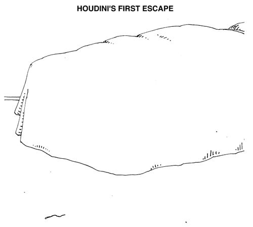 'Houdini's first escape'