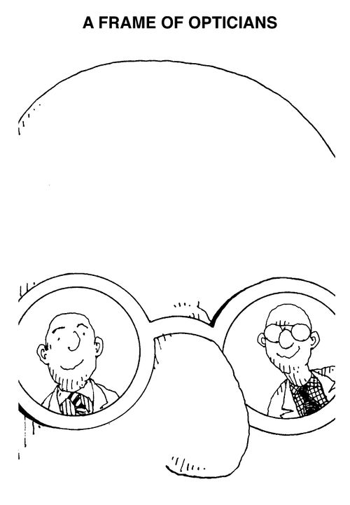 A frame of opticians