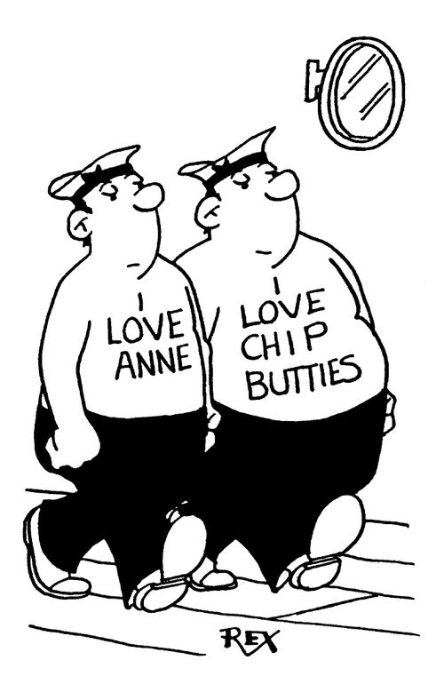 I love Ann - I love chip butties