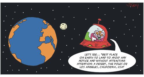 Aliens in Los Angeles.