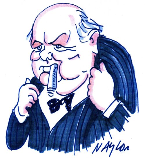 Winston Churchill.