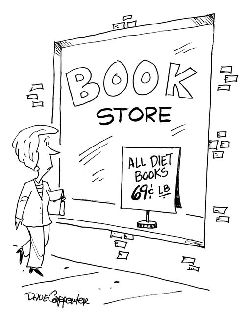 A book store has a deal offering diet books for 69c per pound