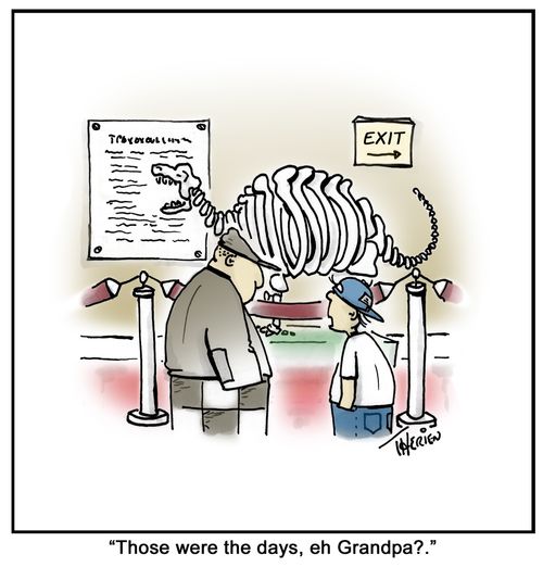 'Those were the days, eh Grandpa?'