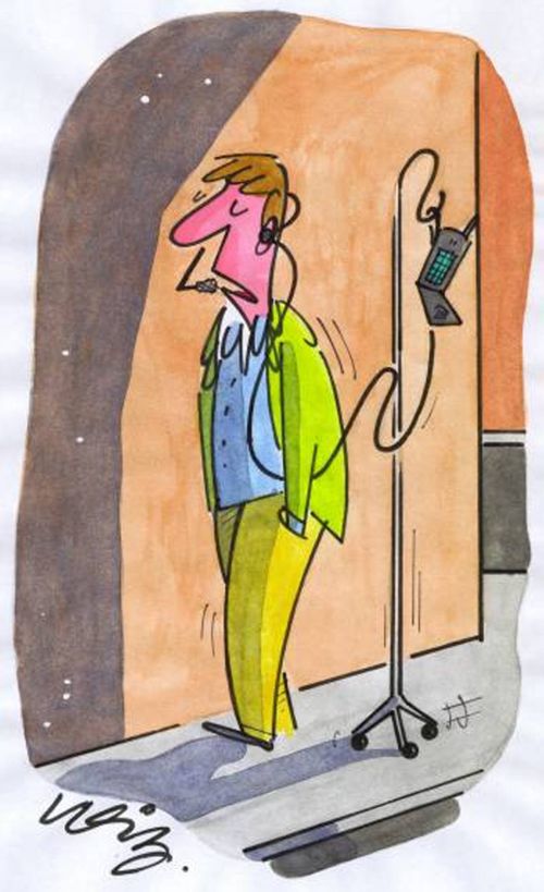 Mobile phone - literally.