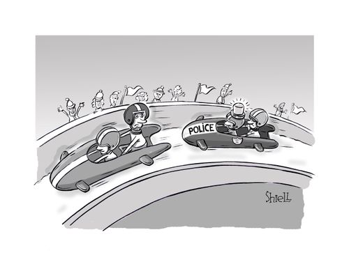 Bobsled Police.