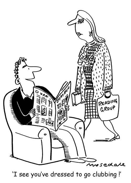 'I see you've dressed to go clubbing.'